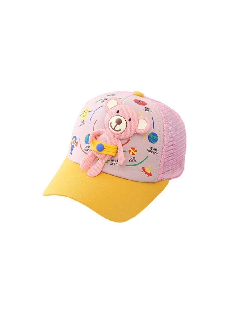 BabyMoon Teddy Summer Cap Hat Pink