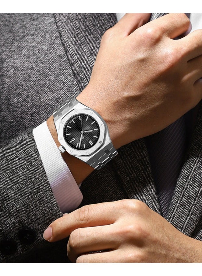 POEDAGAR Waterproof Luminous Men's Watch Quartz，Men's Wrist Watches