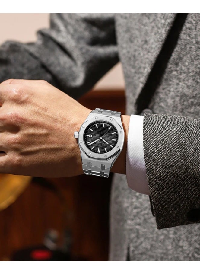POEDAGAR Waterproof Luminous Men's Watch Quartz，Men's Wrist Watches