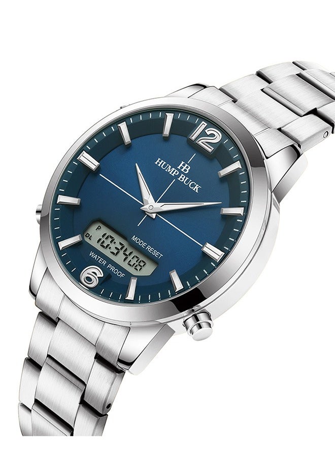 Dual Display Watch for Men 12/24 Hr Sports Wristwatch Water Resistant and Stopwatch Features Perfect for Daily Use