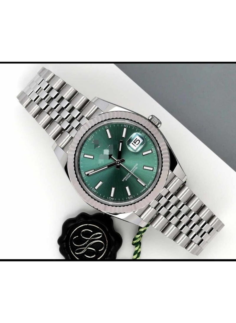 Mint Green Dial Jubilee Band beauftiful watch