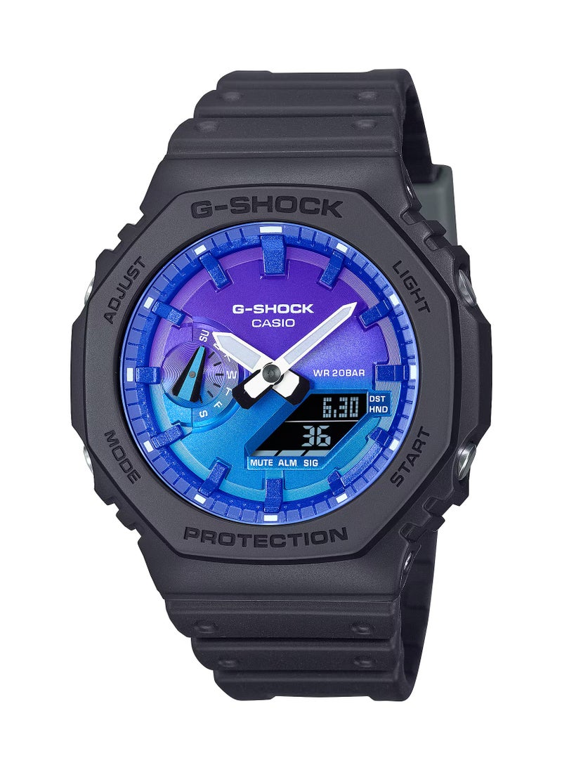 Analog+Digital Resin Band Watch GA-2100FL-1A