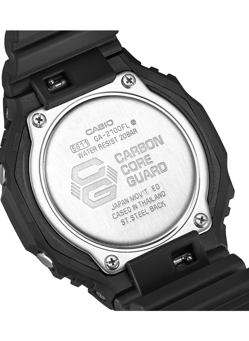 Analog+Digital Resin Band Watch GA-2100FL-1A