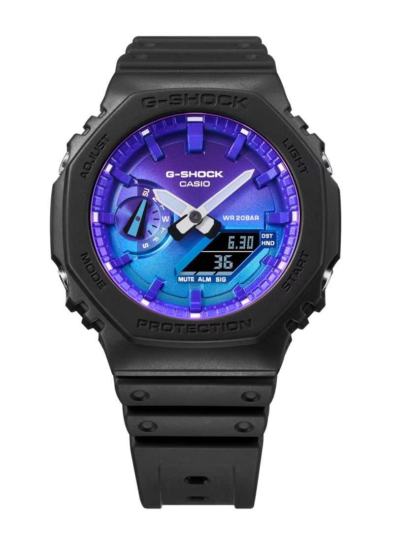 Analog+Digital Resin Band Watch GA-2100FL-1A
