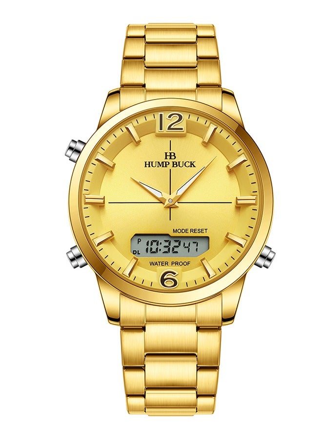 Watches for Men with Perpetual Calendar and Alarm Waterproof Multifunctional Watch Casual and Minimalist Style Wristwatch