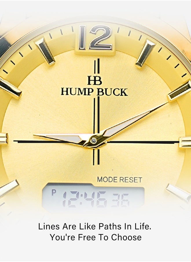 Watches for Men with Perpetual Calendar and Alarm Waterproof Multifunctional Watch Casual and Minimalist Style Wristwatch