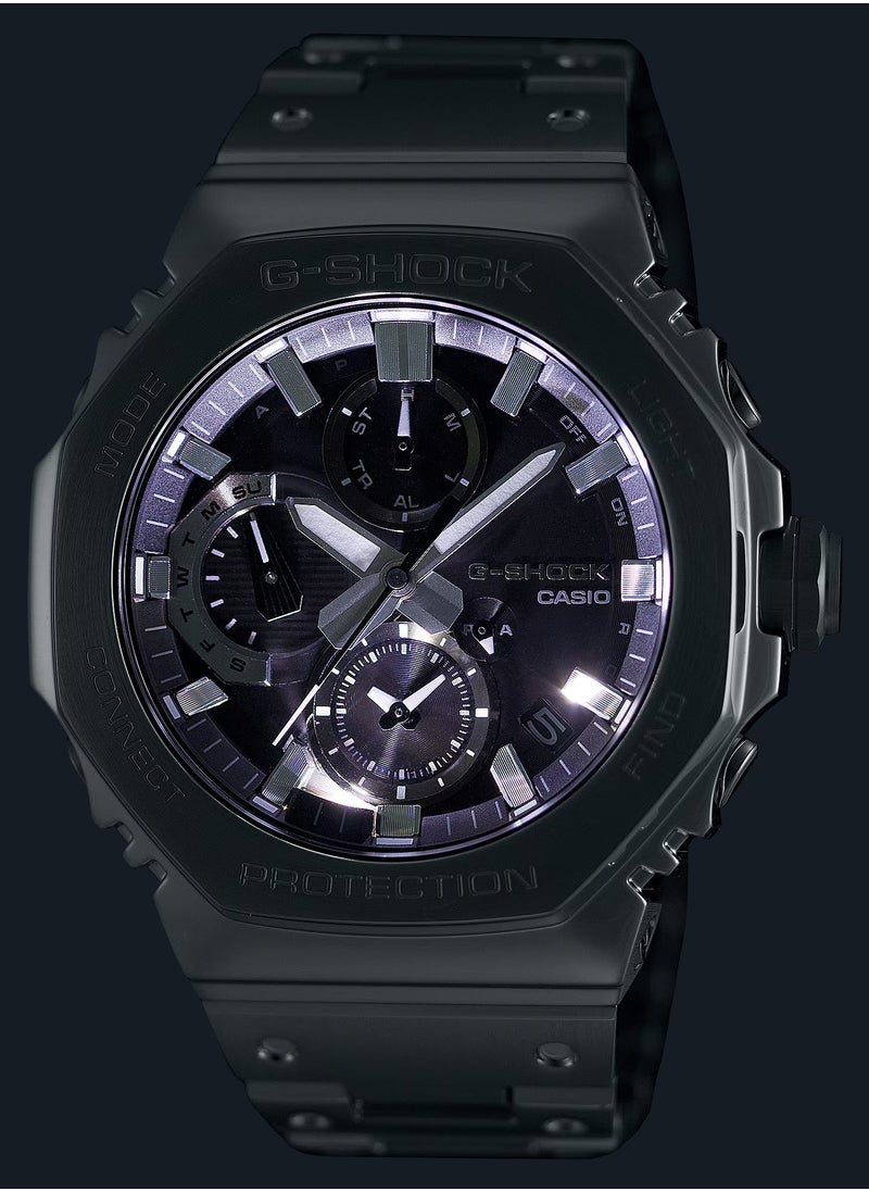 G-Shock GM-B2100D-1ADR Full Metal Bluetooth Solar Men's Watch – Black Dial, Stainless Steel, 44.4mm, 200m WR