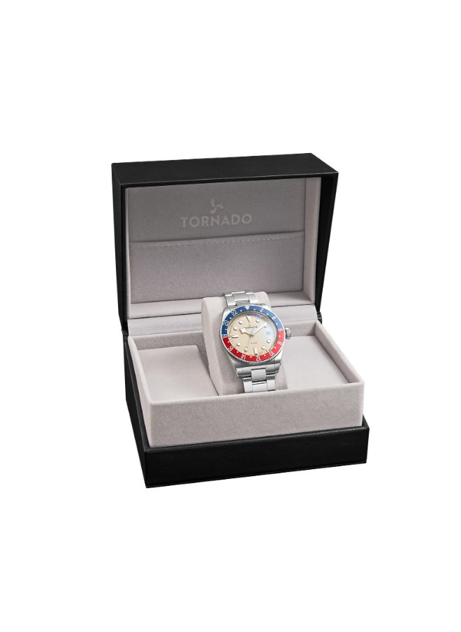 Men's Stainless Steel Analog Watch T24006-B - 40 mm