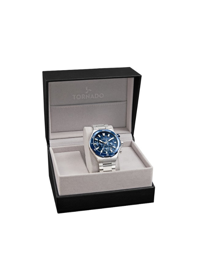 Men's Stainless Steel Multi Function Watch T24104-SBSN - 45 mm