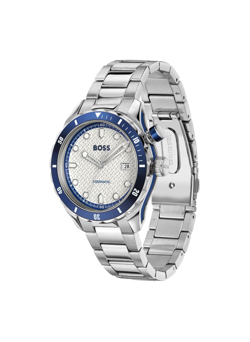 HUGO BOSS WATCH ROUND ANALOG MEN'S WHITE CASE WATCH - 1514212
