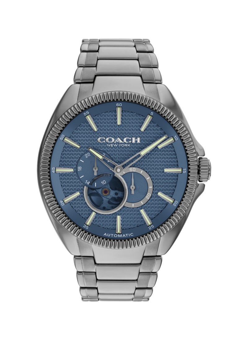 COACH WATCHES ROUND ANALOG MEN'S BLUE CASE WATCH - 14602700