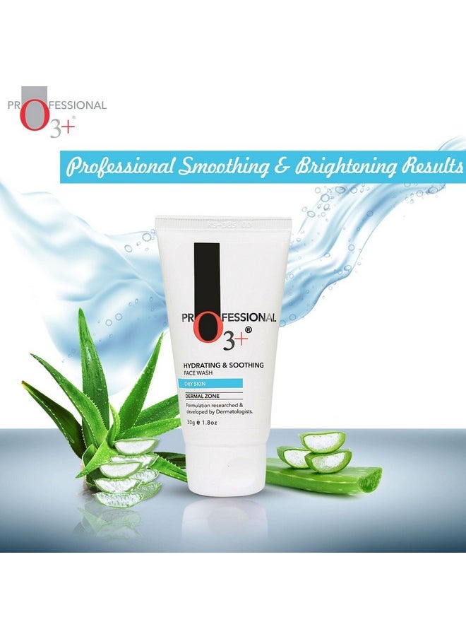 Hydrating & Soothing Face Wash With Aloe Vera And Cucumber Extracts For Dirt, Oil And Impurities Removal (3 X 50G)