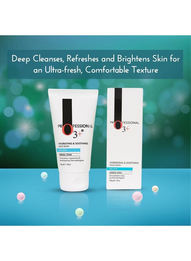 Hydrating & Soothing Face Wash With Aloe Vera And Cucumber Extracts For Dirt, Oil And Impurities Removal (3 X 50G)