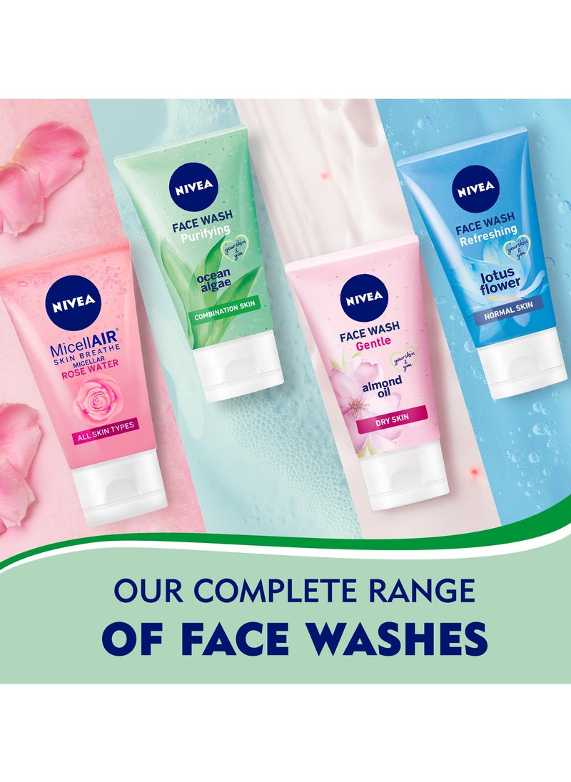Face Wash Cleanser Purifying Cleansing Combination Skin Pack of 3