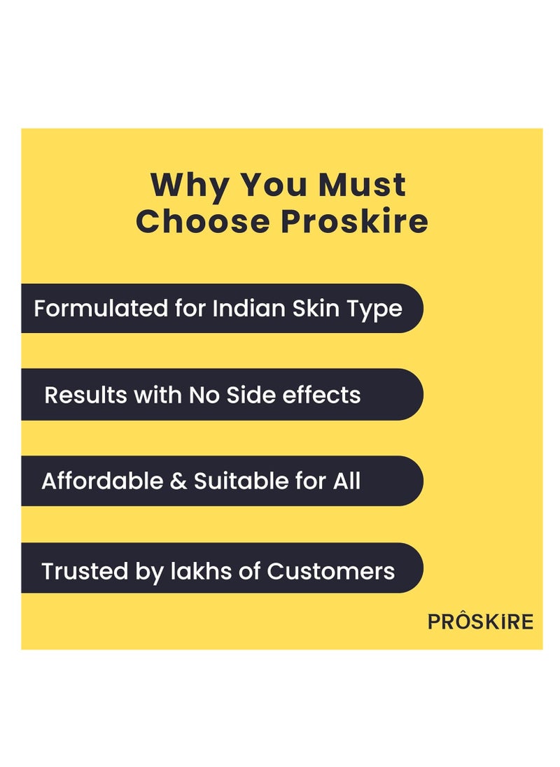 Proskire Advance Vitamin C Serum with Skin Perfecting Face Wash Combo Pack