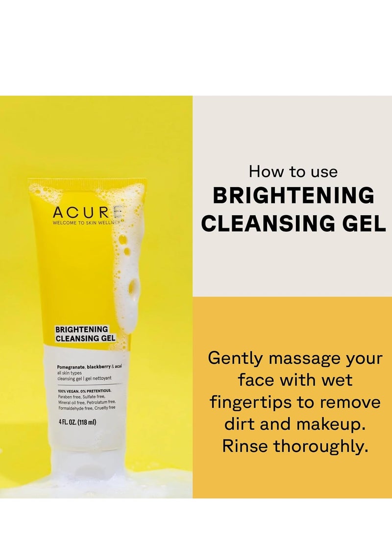 Acure Brightening Cleansing Gel 118 Ml