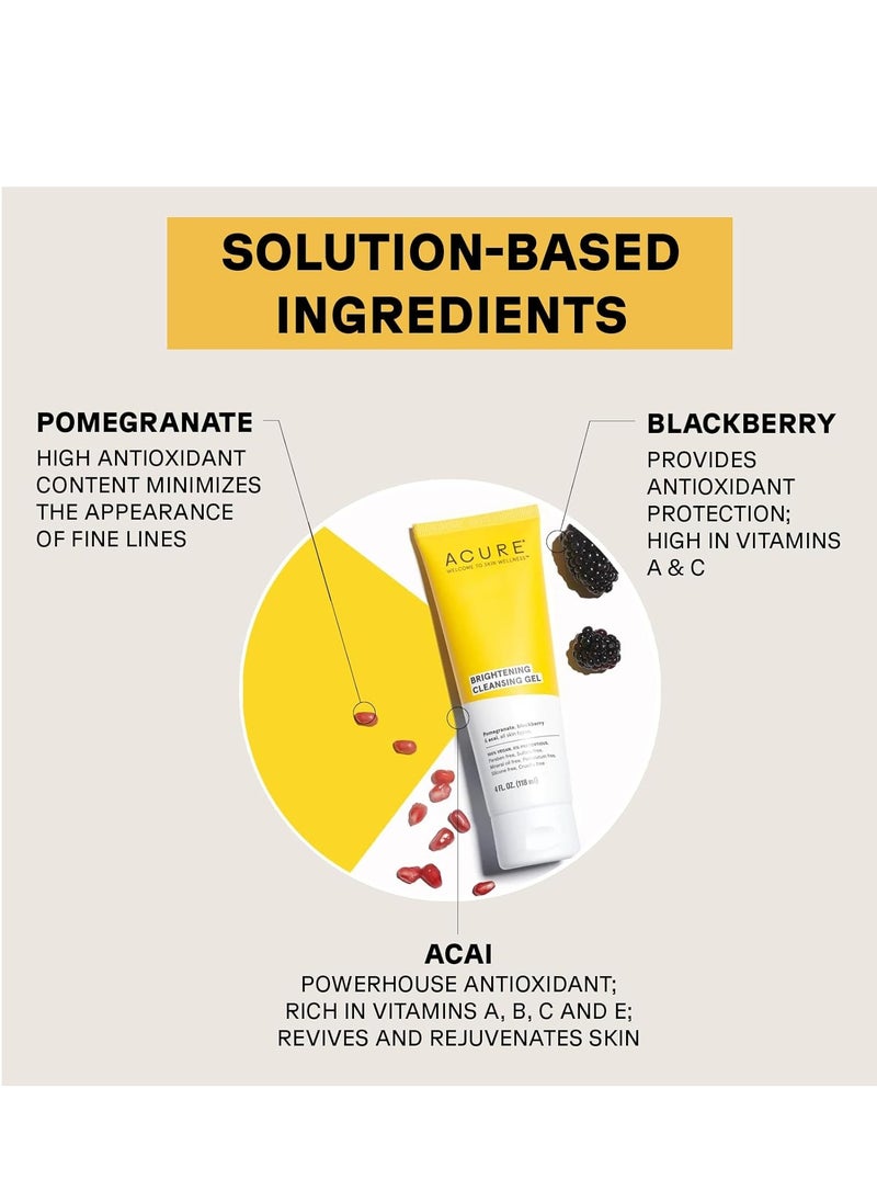 Acure Brightening Cleansing Gel 118 Ml