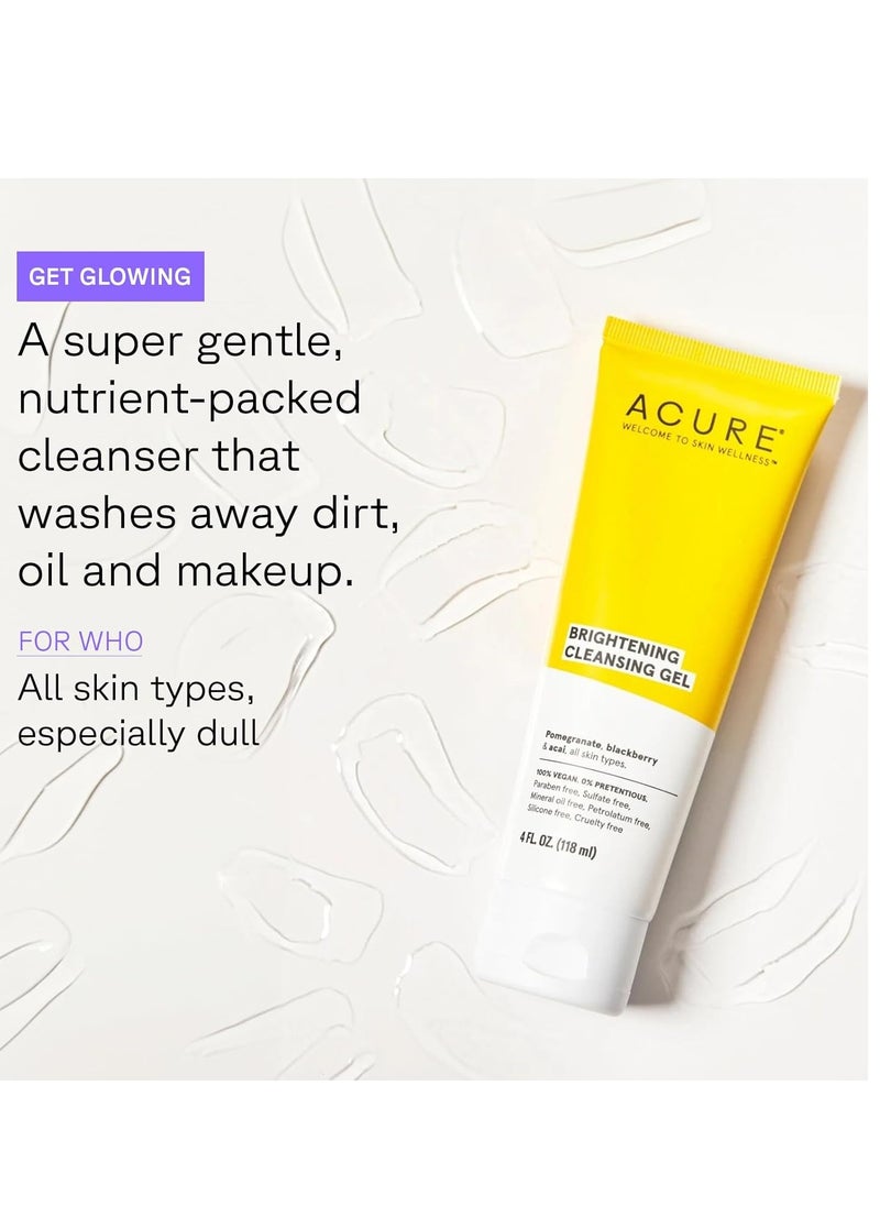 Acure Brightening Cleansing Gel 118 Ml