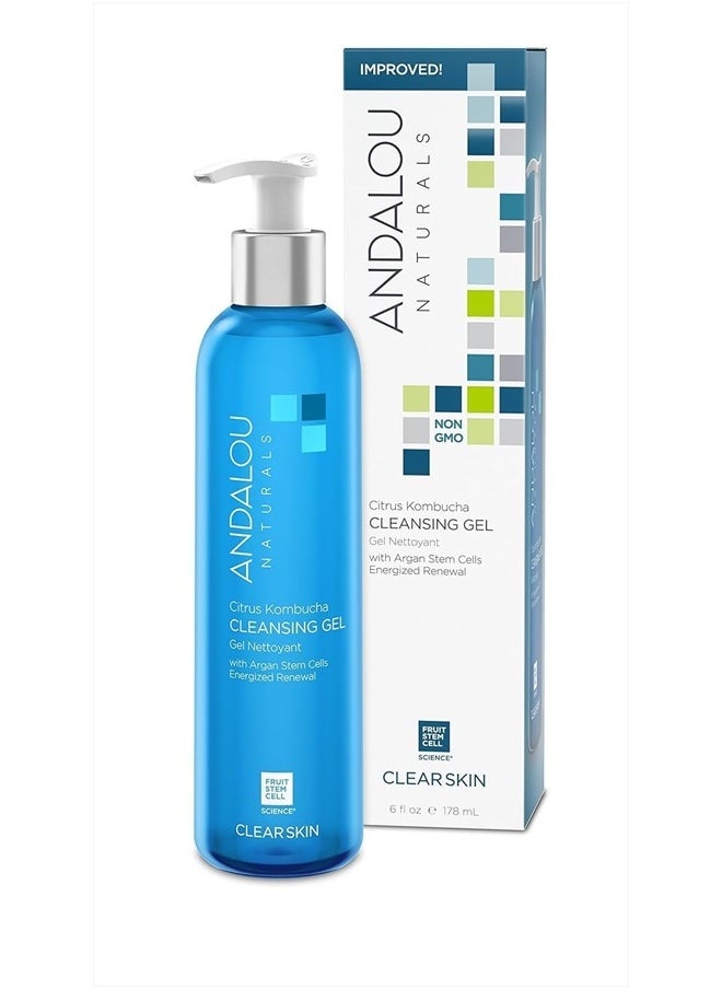 Cleansing Gel, Citrus Kombucha, 6 Fl Oz
