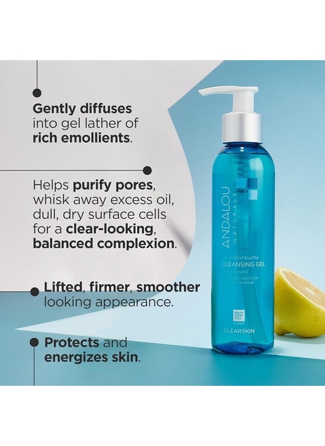 Cleansing Gel, Citrus Kombucha, 6 Fl Oz