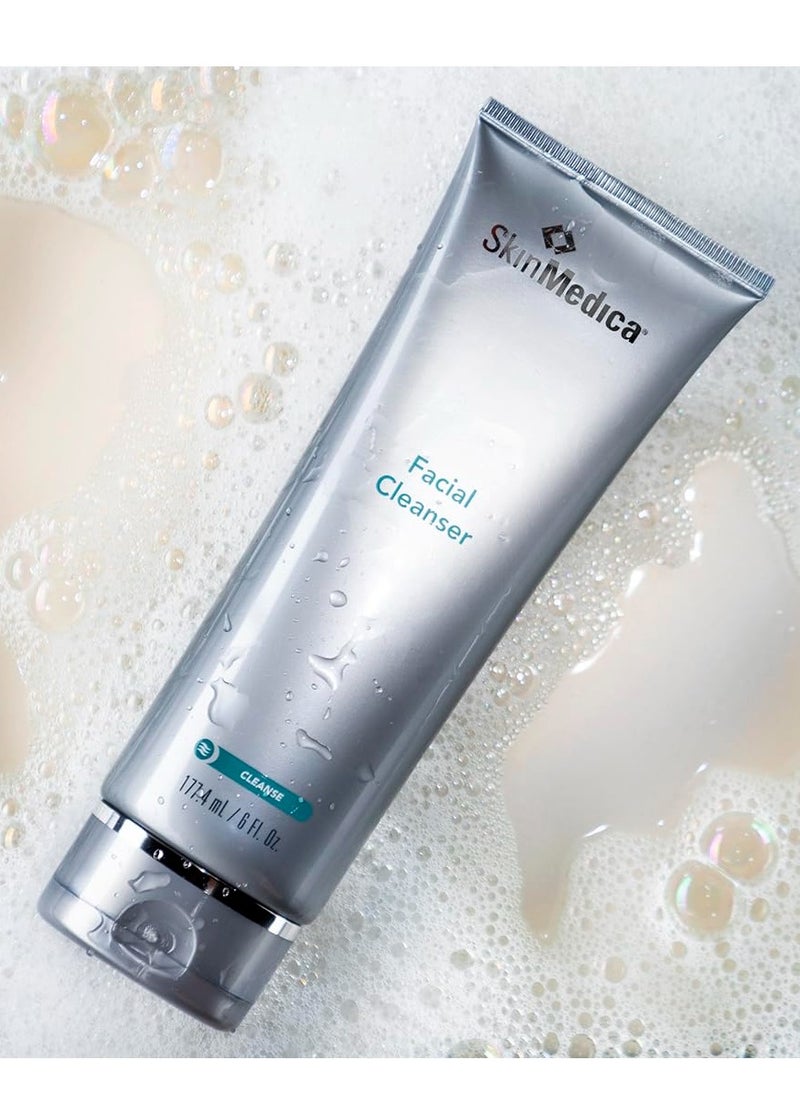 SkinMedica Facial Cleanser - Foaming Cleanser That is a Gentle Face Wash for Normal or Dry Skin and Perfect As a Makeup Remover, 6 Fl Oz