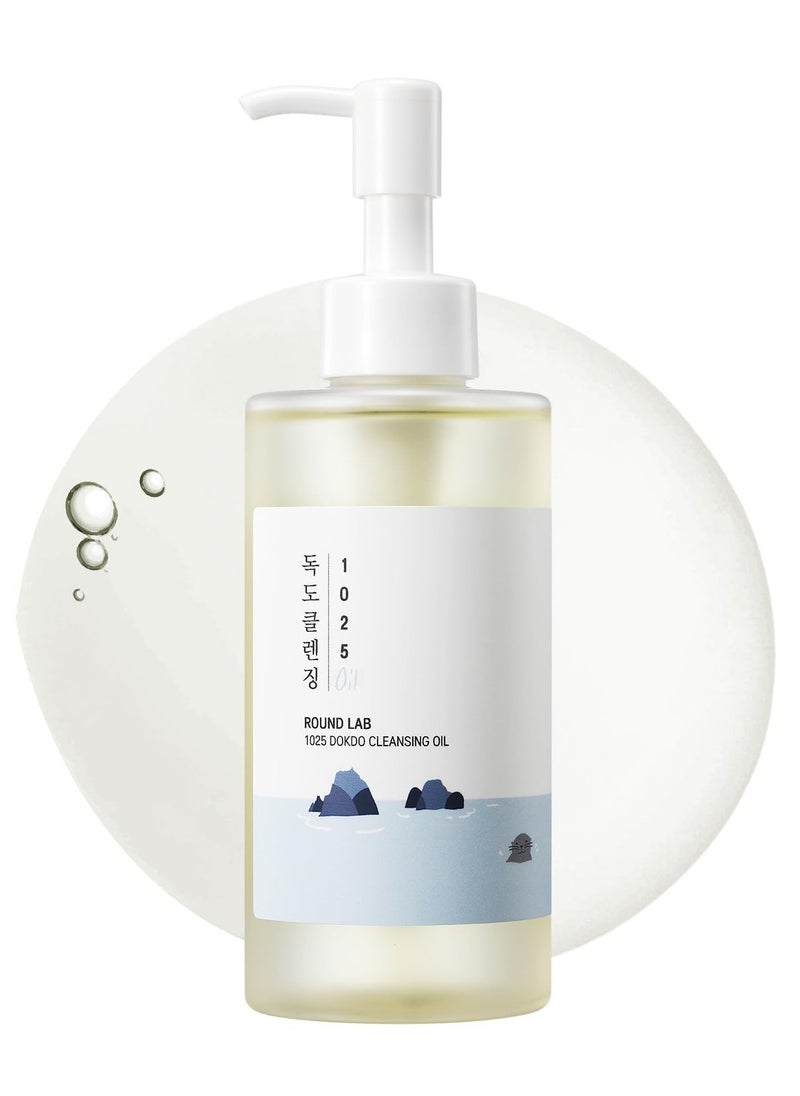 ROUND LAB 1025 Dokdo Cleansing Oil 6.76 Fl Oz, Facial Oil Cleanser for Face, Deep Pore Cleansing, Makeup Blackhead Impurities Remover, Easy to Wash Off No Oily Residue, Korean Skin Care