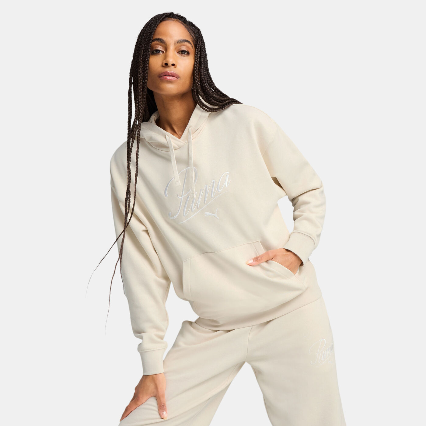 Women's Essential Script Comfort Hoodie