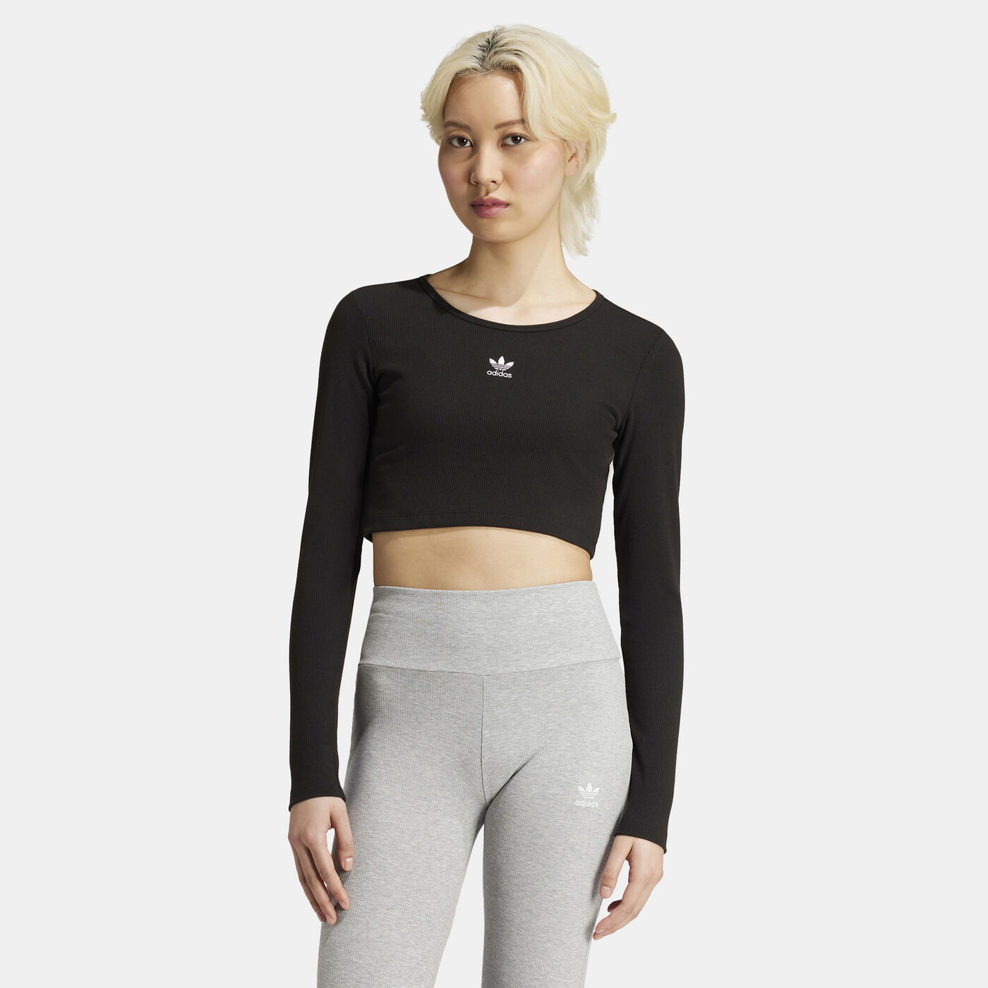 Women's Essentials Ribbed Crop Top