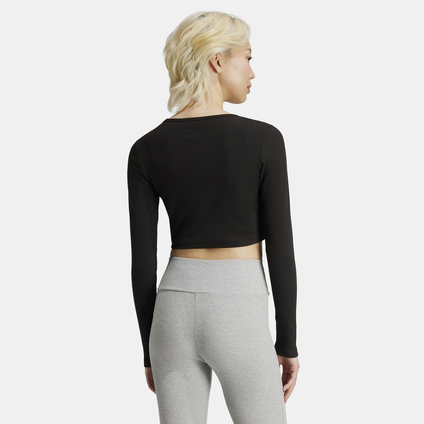 Women's Essentials Ribbed Crop Top