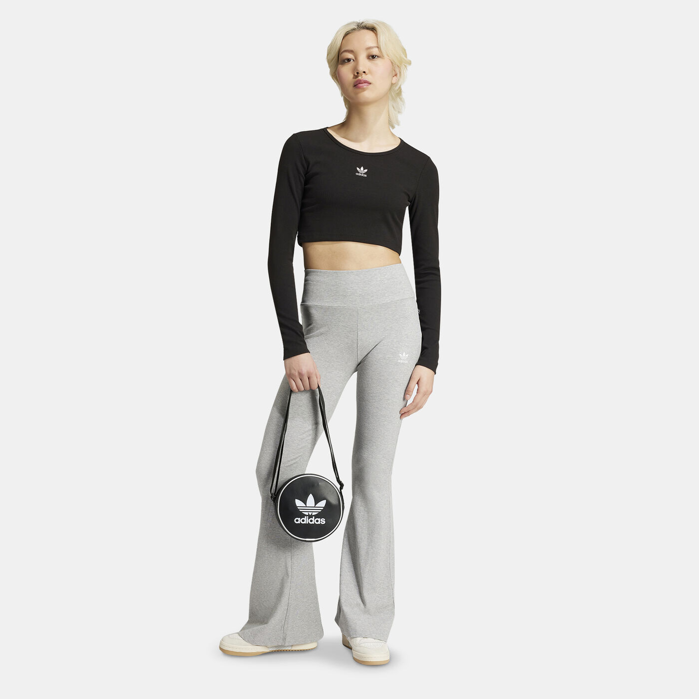 Women's Essentials Ribbed Crop Top