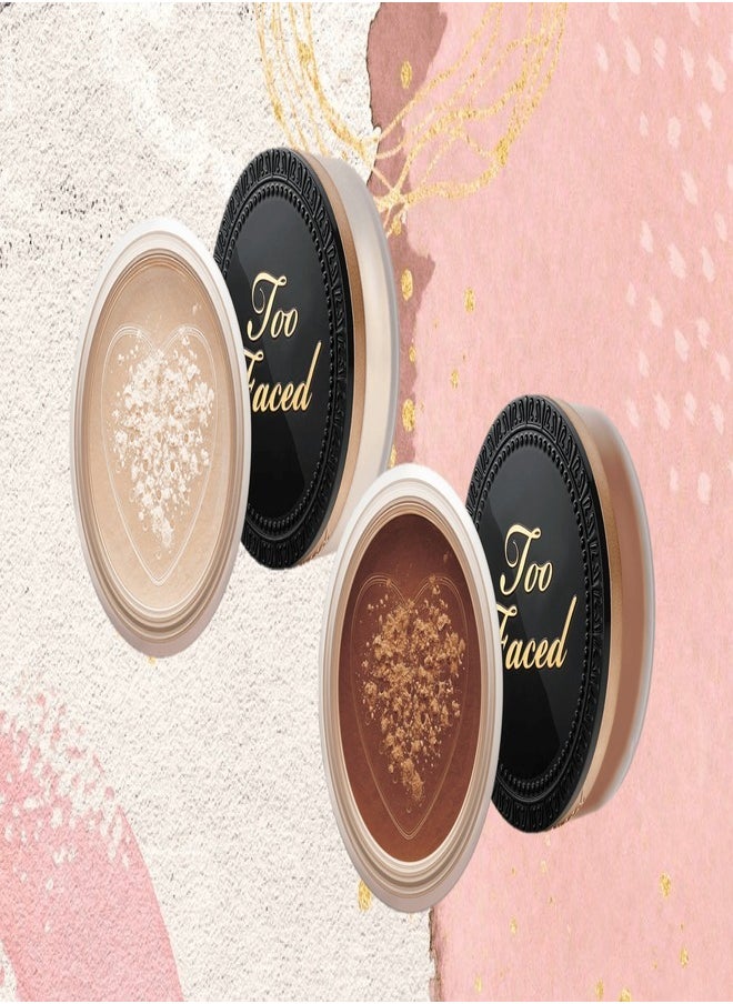 Too Faced Born This Way Setting Powder, Translucent (17g) – Natural Finish Loose Powder for Smooth, Poreless Skin, Long-Lasting Makeup Wear, and Oil Control