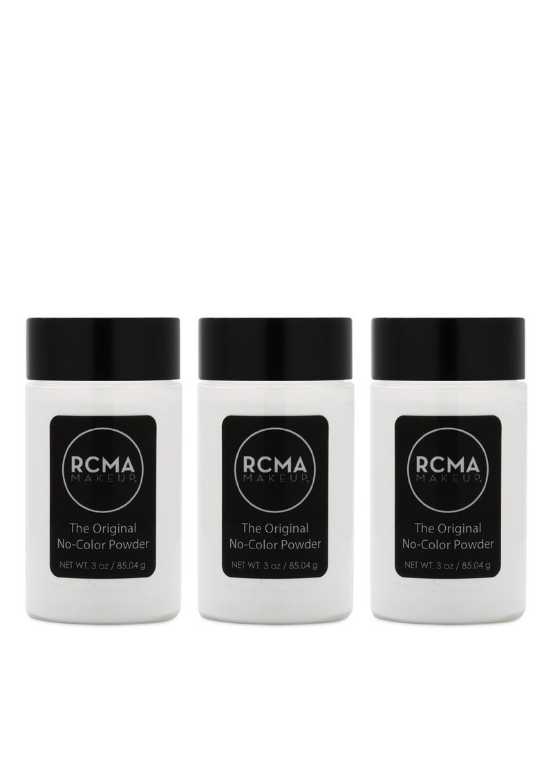 RCMA MAKEUP No Color Powder 3 Oz Trio