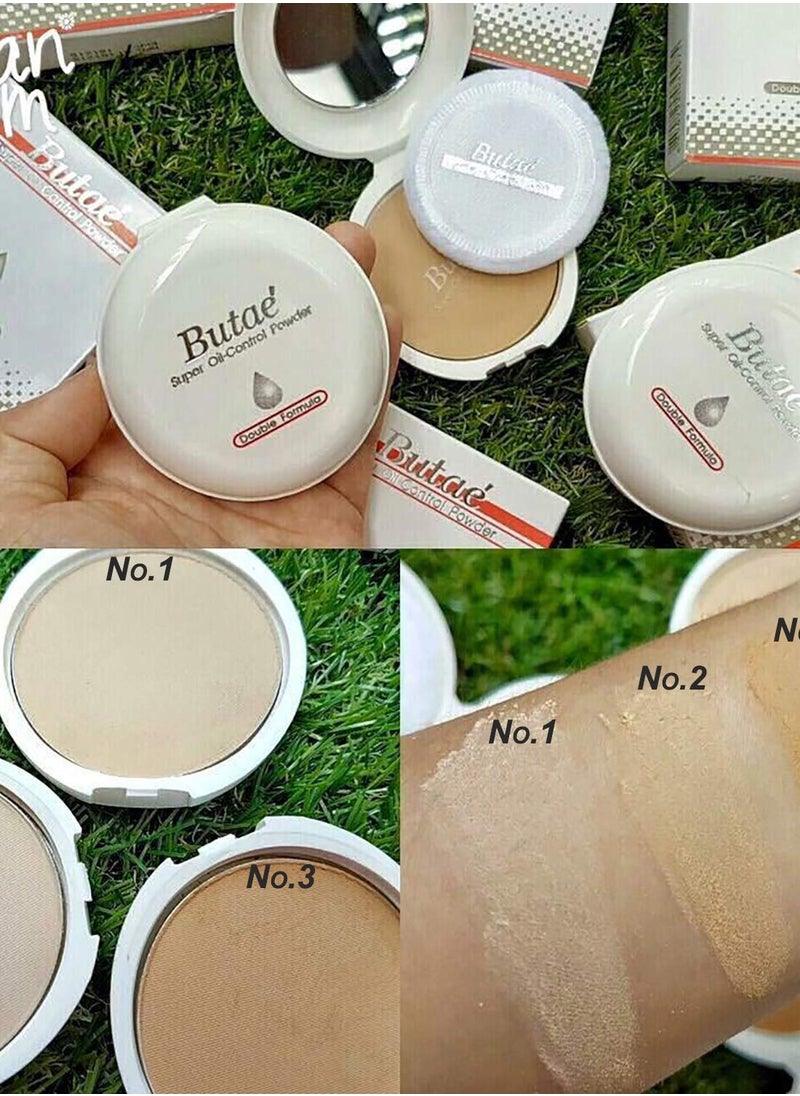 Super Oil Control Face Compact Foundation Powder loose Translucent Perfect Skin Smooth Radiance Oil-free Pressed Soft Beige Lightweight long-lasting Makeup...