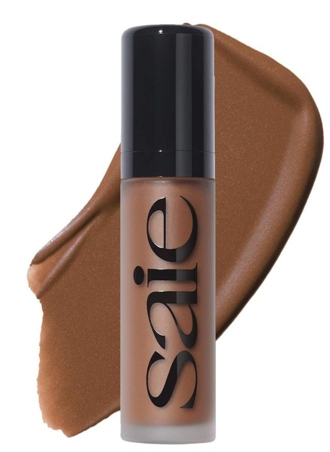 Saie Dew Bronze Soft-Focus Effortless Liquid Bronzer - Spritz - light-medium to tan with neutral undertones, .4 oz / 12ml