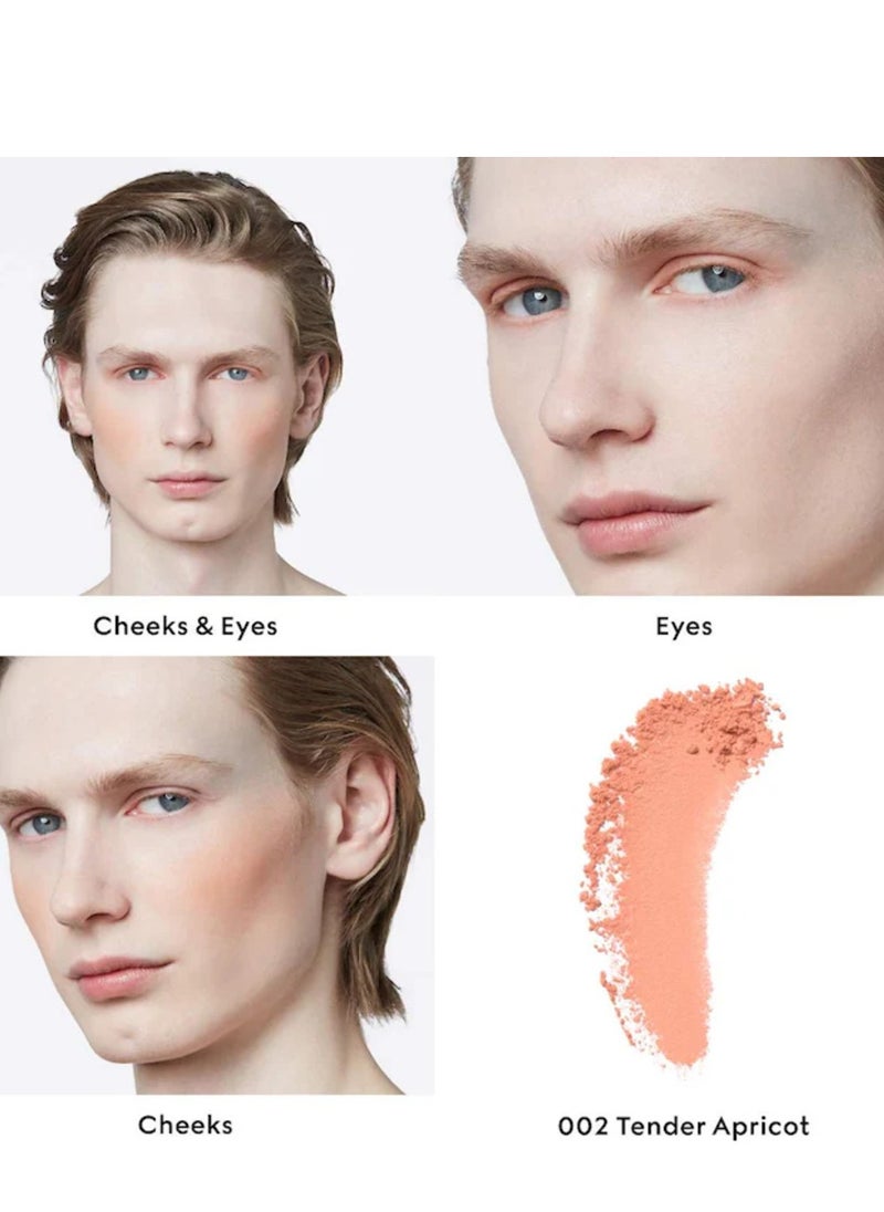 GUCCI Luminous Matte Blush Cheeks & Eye Powder- 02 Tender Apricot, 5.5g