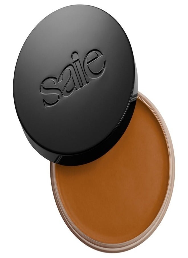 SAIE Sun Melt Natural Cream Bronzer - Medium Bronze - a warm golden hue for light to medium skin tones 30ml | Lightweight, Blendable, Sun-Kissed Glow