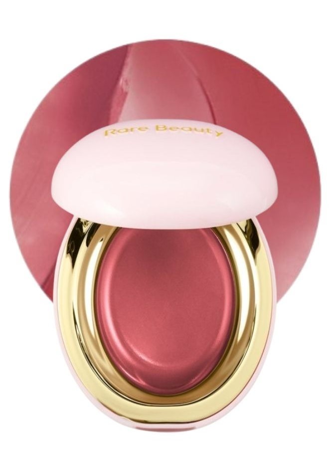 Rare Beauty Stay Vulnerable Melting Blush – Nearly Mauve (5g) | Lightweight, Cream-to-Powder, Natural Flush, Hydrating & Long-Lasting