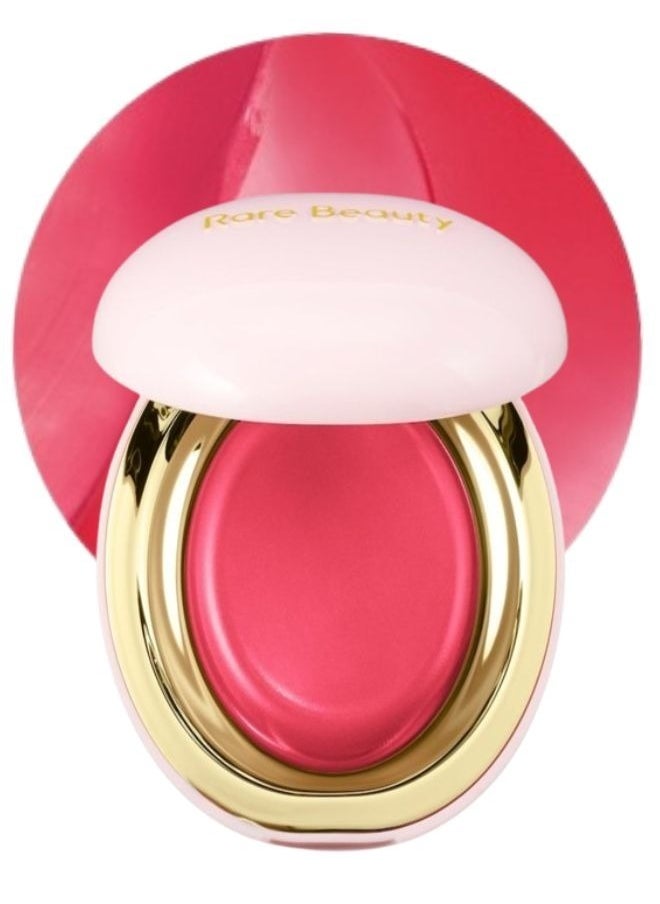 Rare Beauty Stay Vulnerable Melting Blush – Nearly Rose - True Pink (5g) | Lightweight, Cream-to-Powder, Natural Flush, Hydrating & Long-Lasting