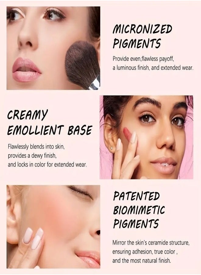 Rare Beauty Stay Vulnerable Melting Blush – Nearly Rose - True Pink (5g) | Lightweight, Cream-to-Powder, Natural Flush, Hydrating & Long-Lasting