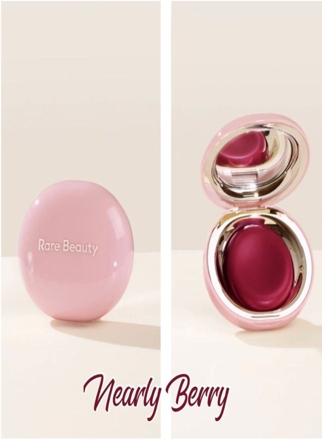 Rare Beauty Stay Vulnerable Melting   Blush – Nearly Berry - Deep Berry  (5g) | Lightweight, Cream-to-Powder, Natural Flush, Hydrating & Long-Lasting