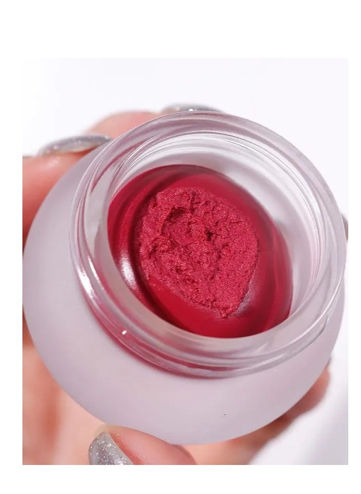 FWEE Lip & Cheek Blurry Pudding Pot CR04 Seventeen 5g and Fwee Fingerlike Silicone Lip Brush