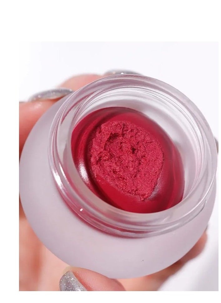 FWEE Lip & Cheek Blurry Pudding Pot CR01 Dear 5g and Fwee Fingerlike Silicone Lip Brush