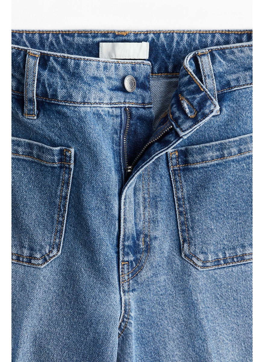Wide High Jeans