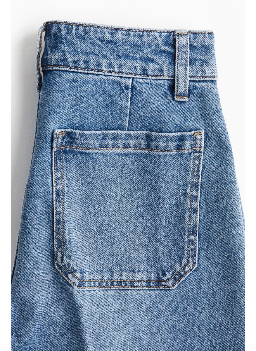 Wide High Jeans