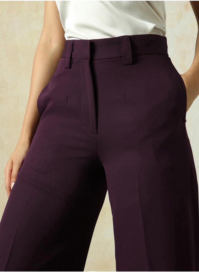 Women Wine Trousers