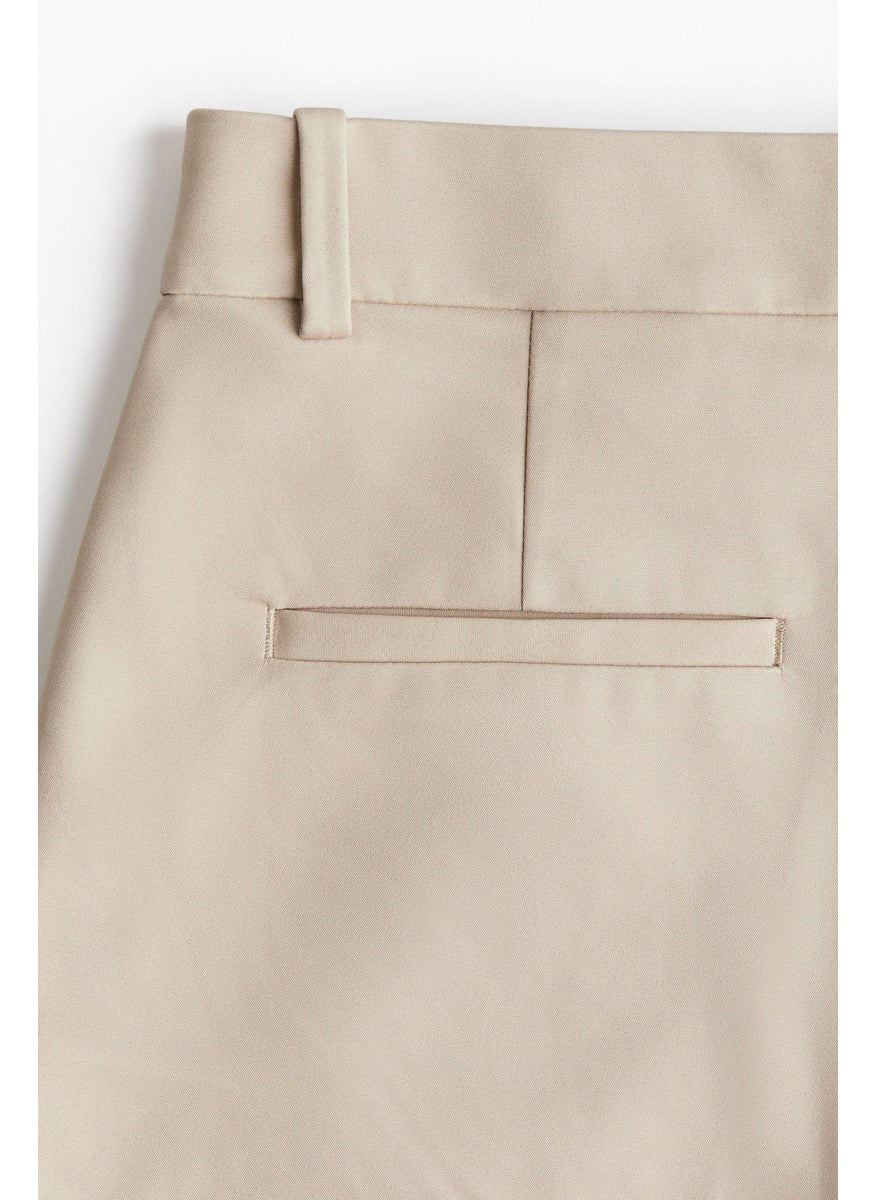 Slacks Regular Waist Ankle Length