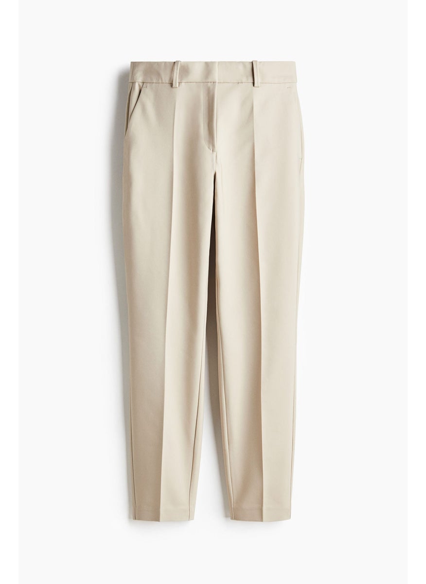 Slacks Regular Waist Ankle Length