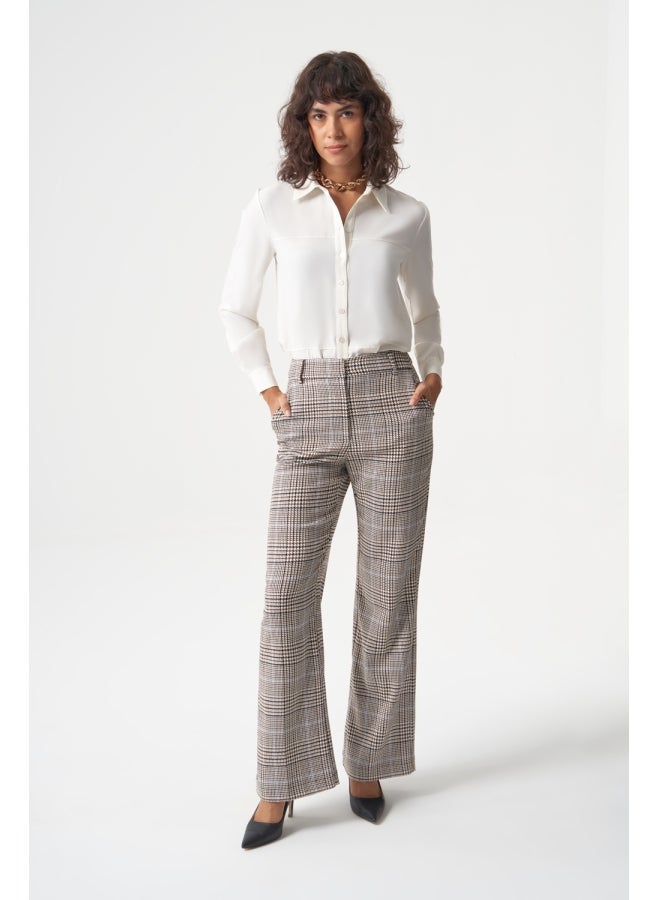Plaid Woven Pants
