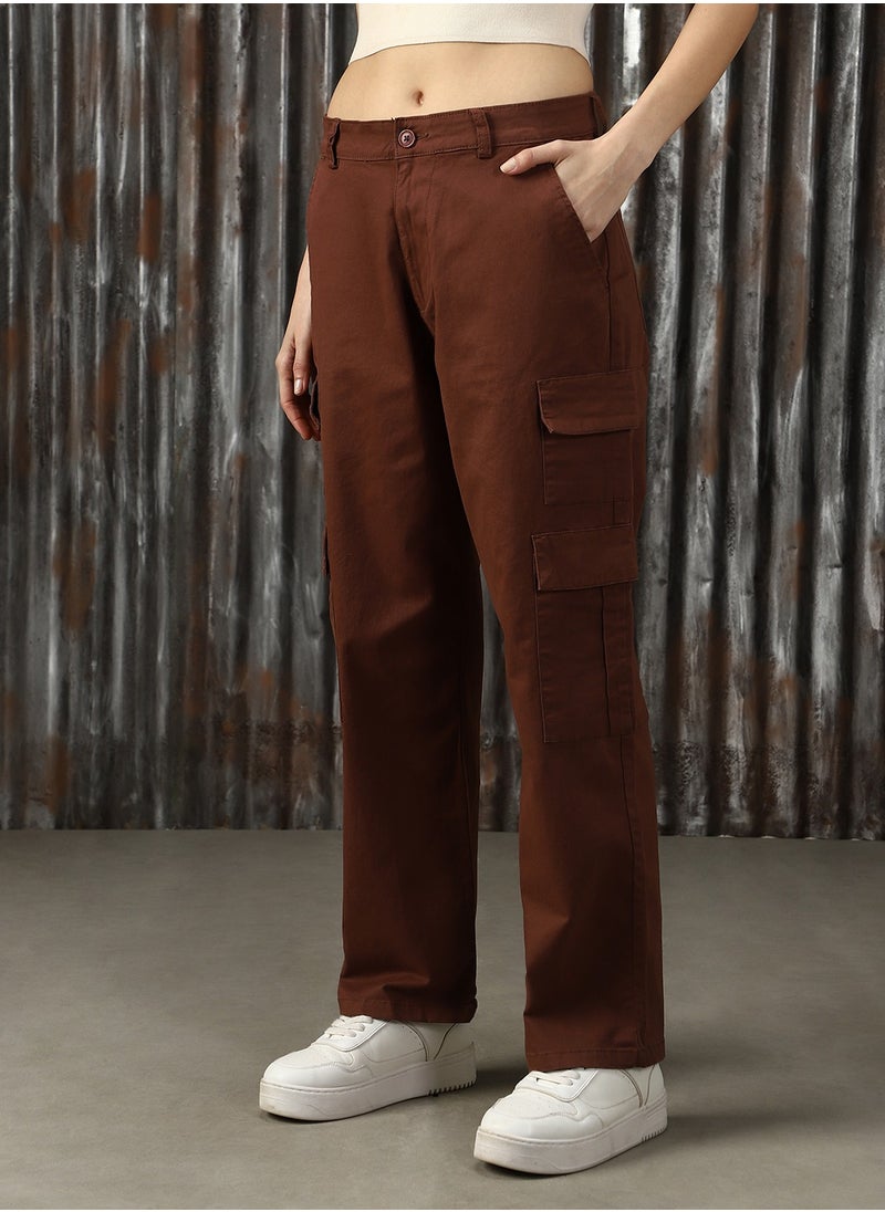 Women Brown Trousers