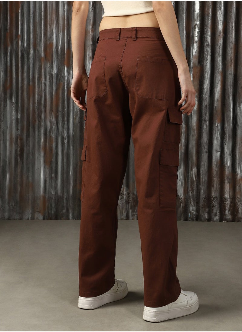 Women Brown Trousers